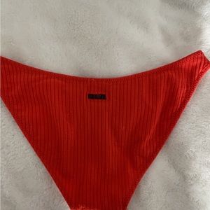 RED TRIANGL BATHING SUIT BOTTOMS